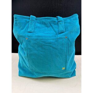 BDG Women's Blue Corduroy Shoulder Tote Bag SKU 5177